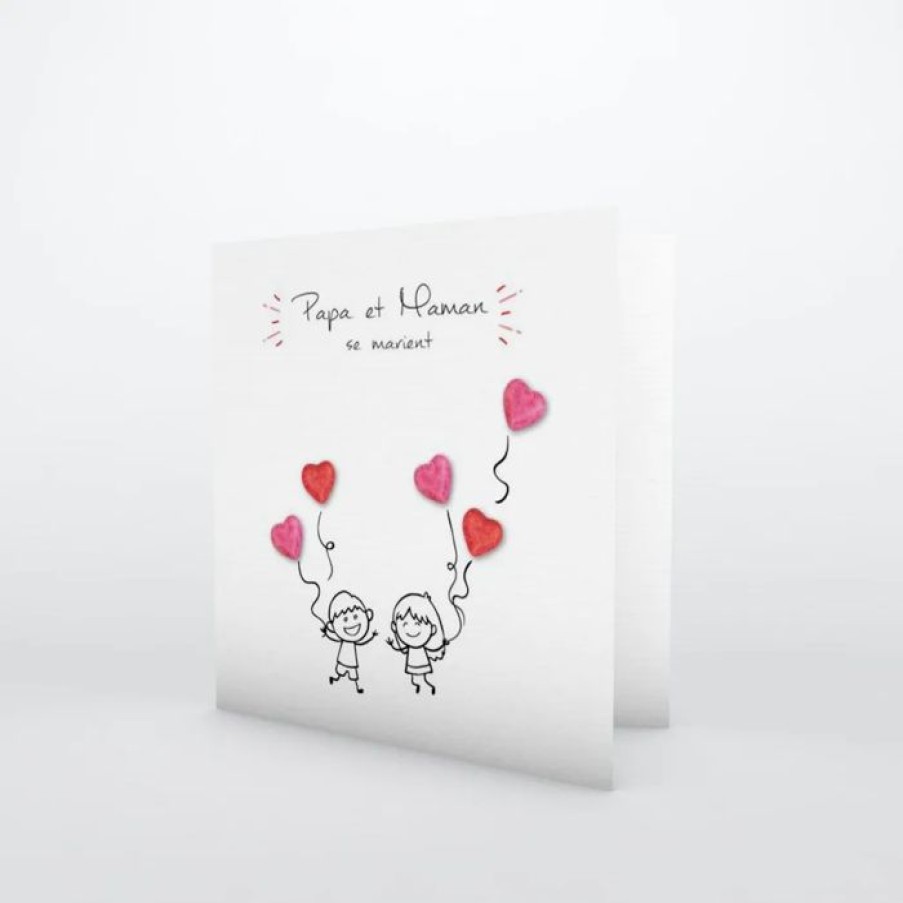 Clearance Planet cards Faire-Part Mariage Enfants Heureux