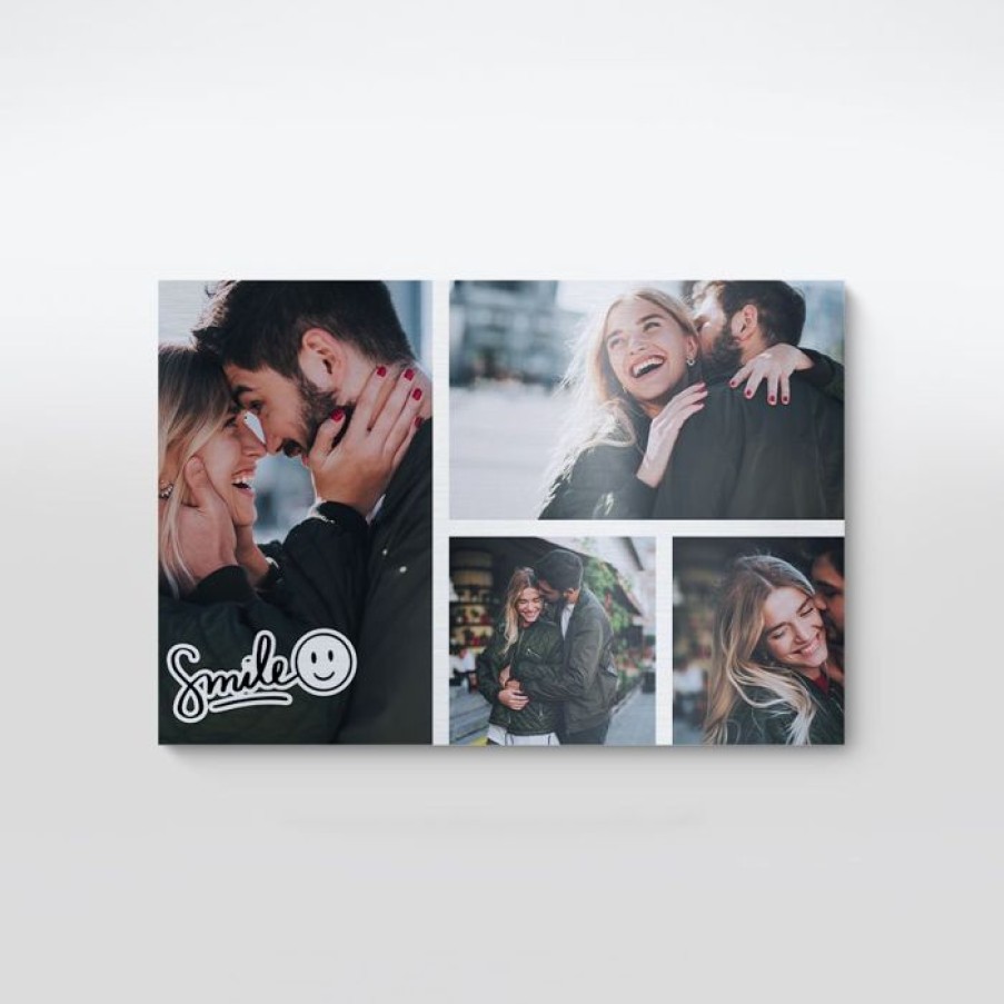 Best Planet cards Photo Aluminium Smiley Multiphoto 60X40