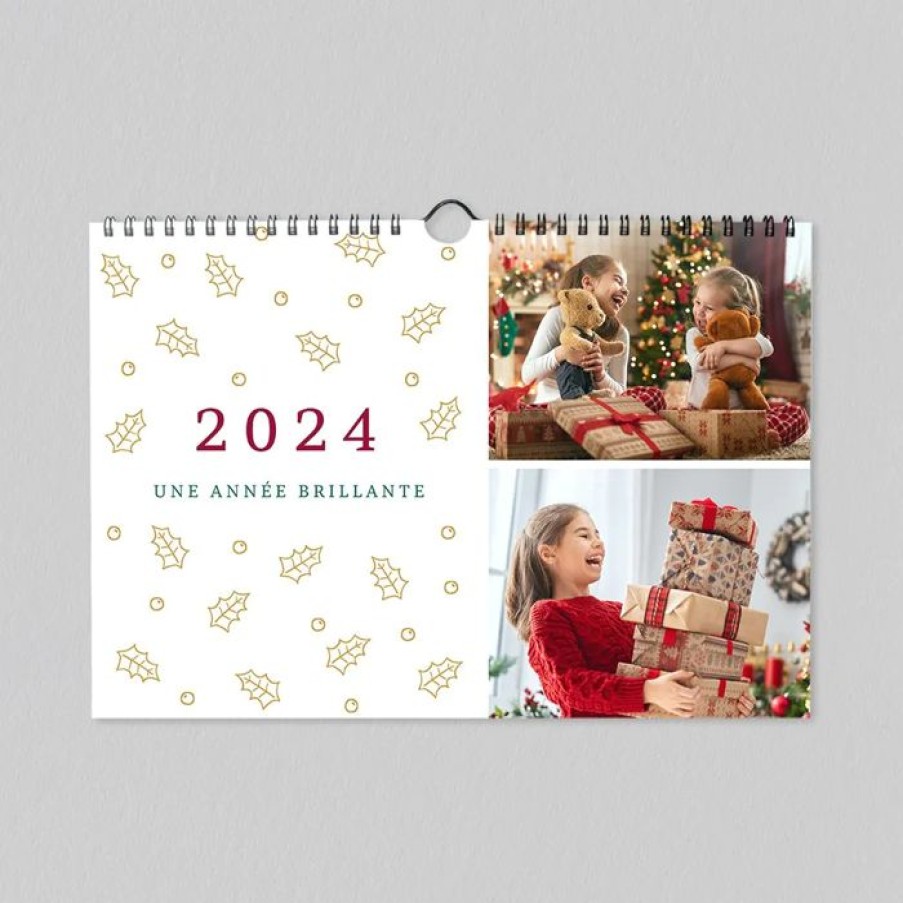 Wholesale Planet cards Calendrier Photo Feuilles De Houx