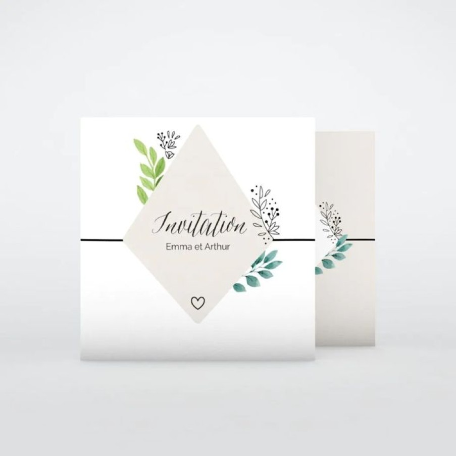 Hot Planet cards Carte D'Invitation Mariage Boheme Chic