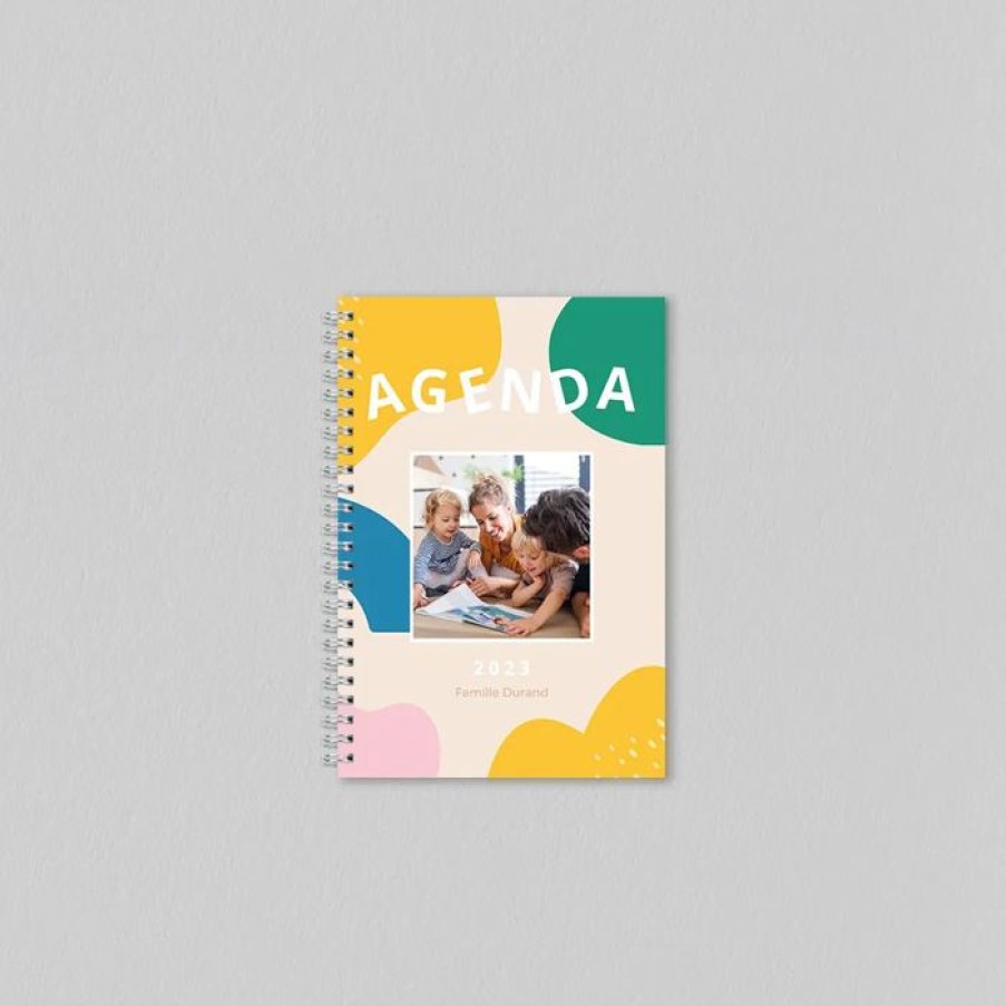 Best Planet cards Agenda Personnalise Formes Abstraites 10X14