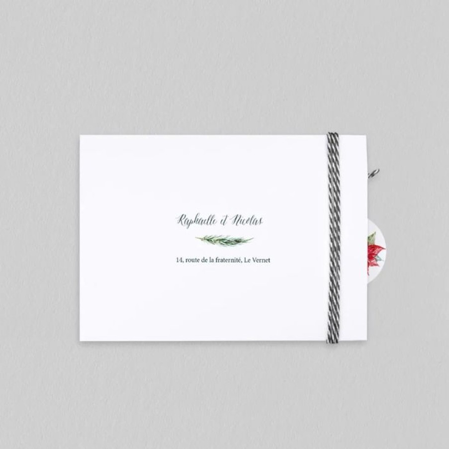 Online Planet cards Faire-Part Mariage Mariage Hivernal Delicat