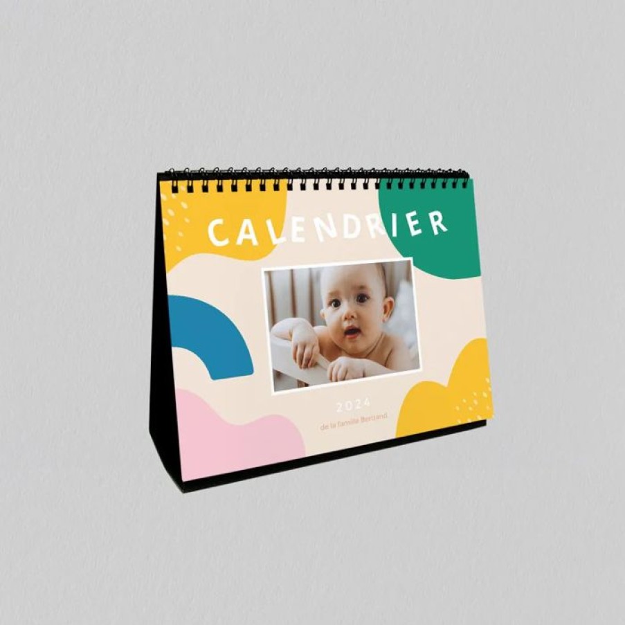 Clearance Planet cards Calendrier Photo De Bureau Formes Abstraites