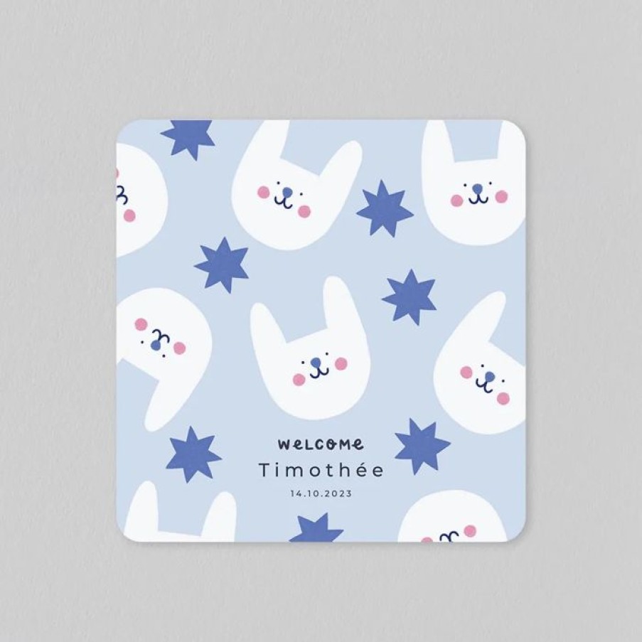 Online Planet cards Faire Part Naissance Mon Bebe Lapin