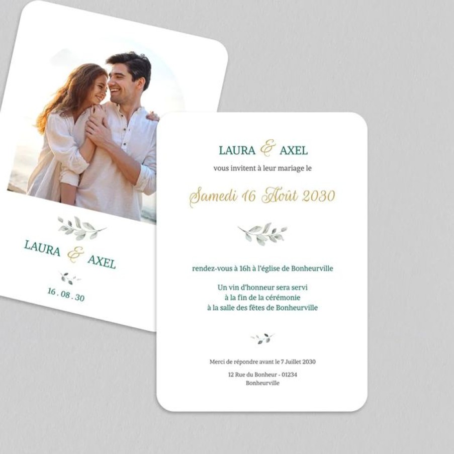 Wholesale Planet cards Faire-Part Mariage Arche Et Petite Branche