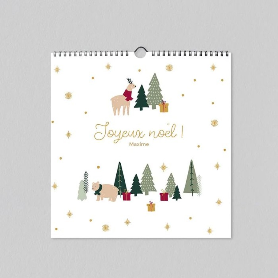 New Planet cards Calendrier Photo Animaux De Noel