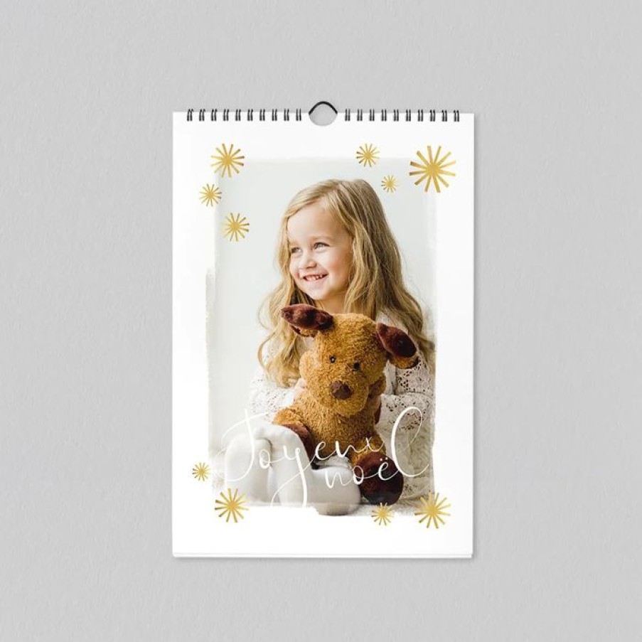 Wholesale Planet cards Calendrier Photo Flocons De Noel