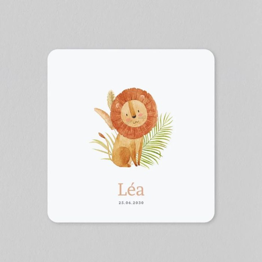 Best Planet cards Faire Part Naissance Notre Petit Lion