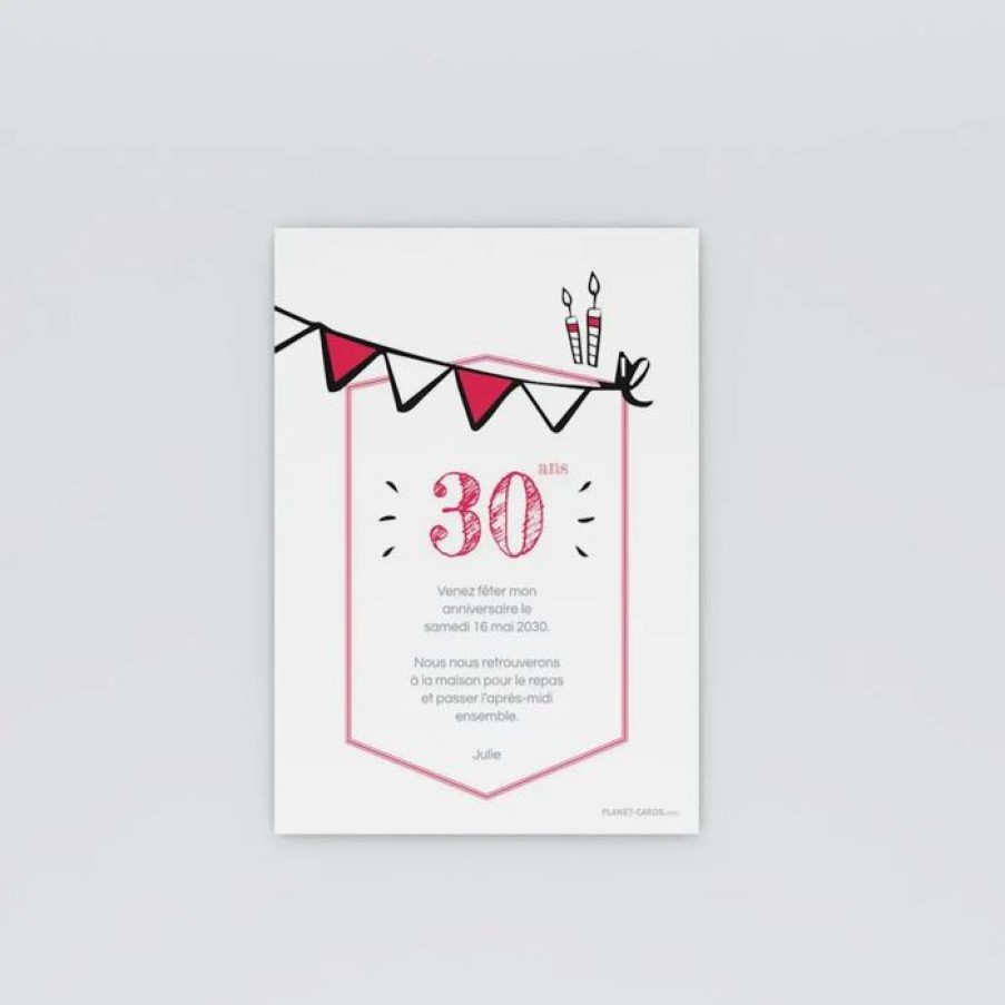 Wholesale Planet cards Carte Invitation Anniversaire Avant J'Avais