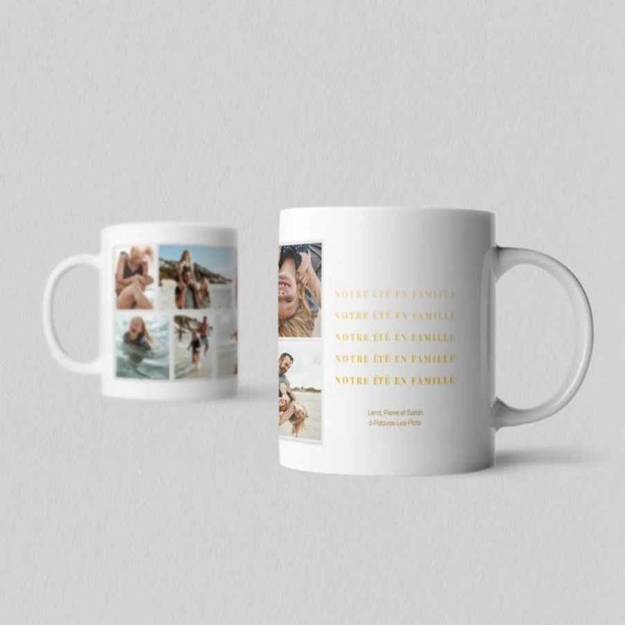 Online Planet cards Mug Photo Notre Ete En Famille Ceramique