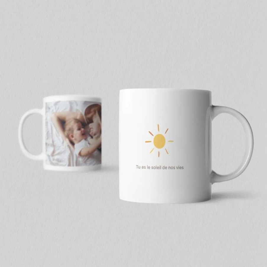 Hot Planet cards Mug Photo Photo Soleil Ceramique