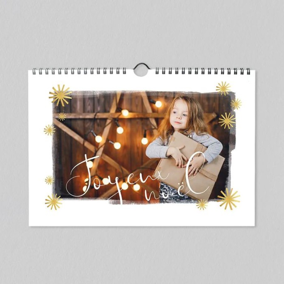 Online Planet cards Calendrier Photo Flocons De Noel