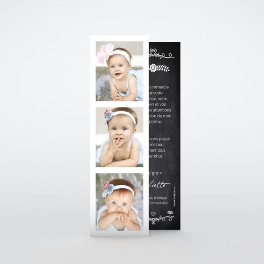 Wholesale Planet cards Remerciement Bapteme Photomaton Ardoise