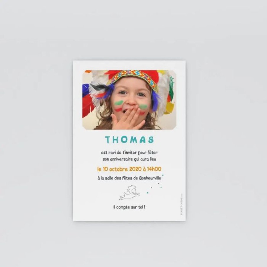 Hot Planet cards Carte Invitation Anniversaire En Etoiles