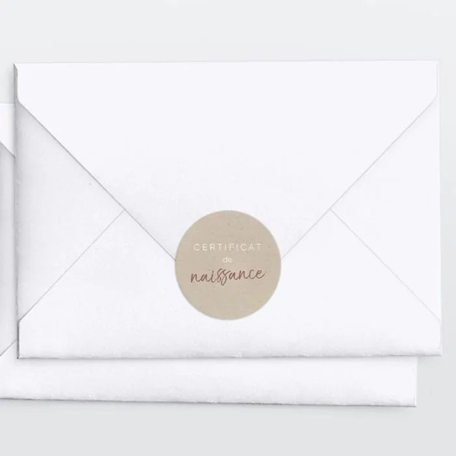 Wholesale Planet cards Stickers Pour Enveloppes Naissance Petit Certificat