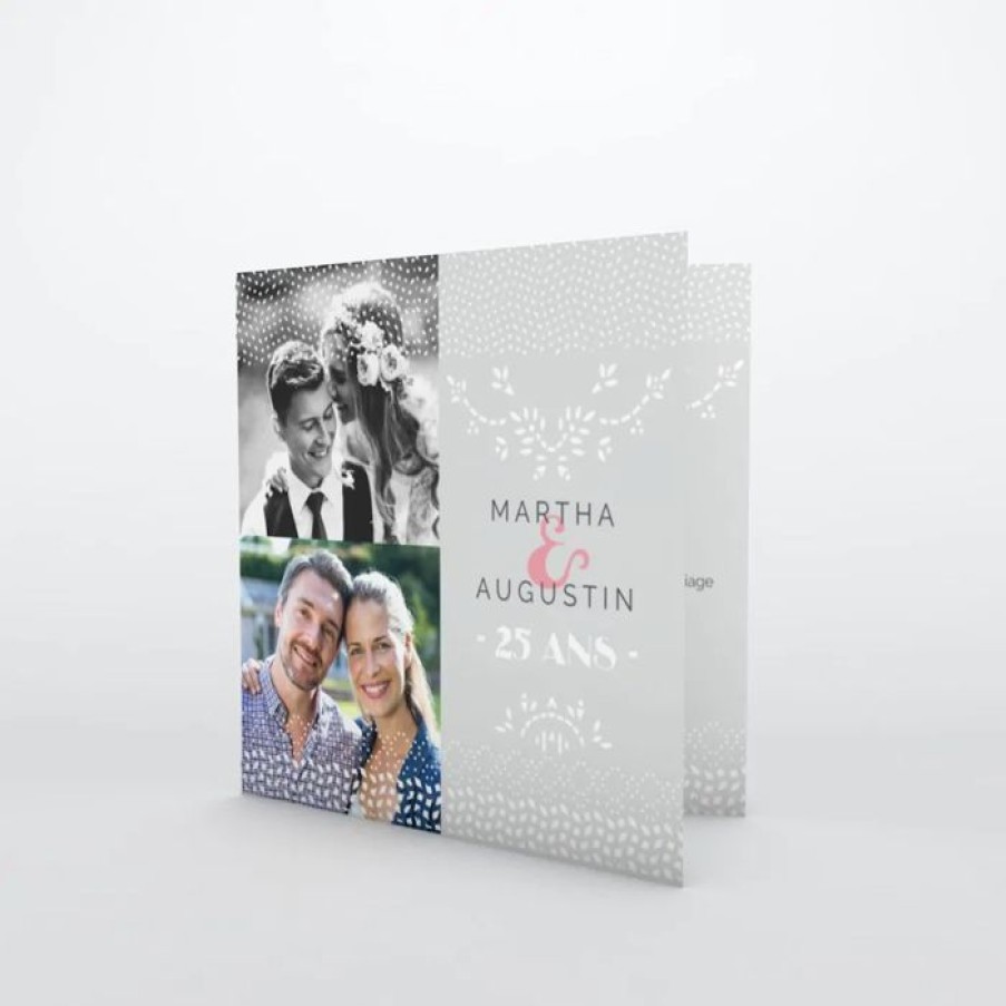 Best Planet cards Carte Invitation Anniversaire De Mariage Noces D'Argent