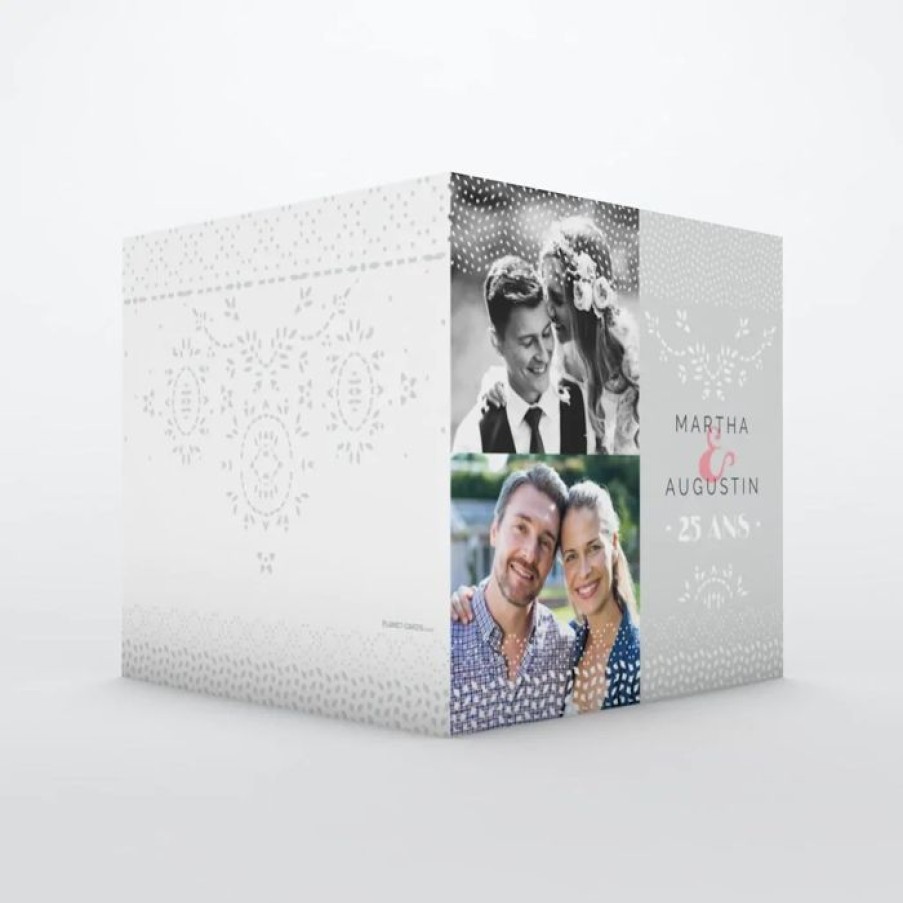 Best Planet cards Carte Invitation Anniversaire De Mariage Noces D'Argent