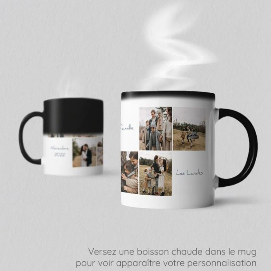 Hot Planet cards Mug Photo Sept Photos Et Texte Magique