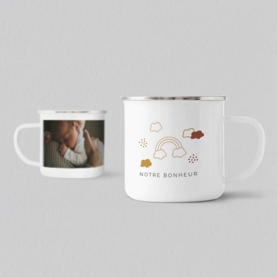 Best Planet cards Mug Photo Arc-En-Ciel Emaille