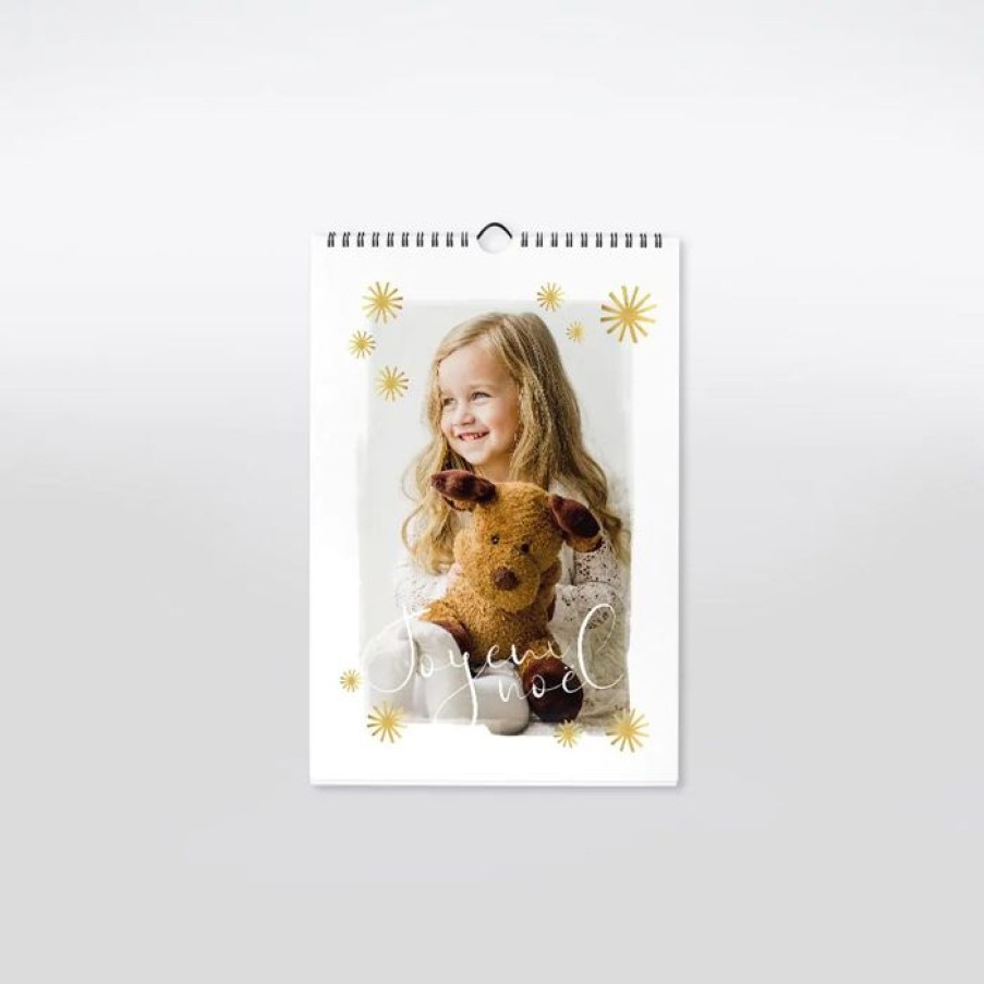 Online Planet cards Calendrier Photo Flocons De Noel