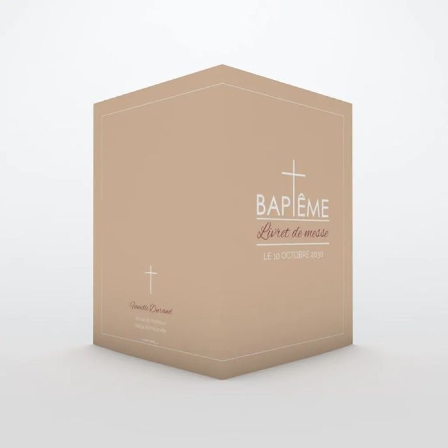 Clearance Planet cards Livret De Bapteme Croix Fine