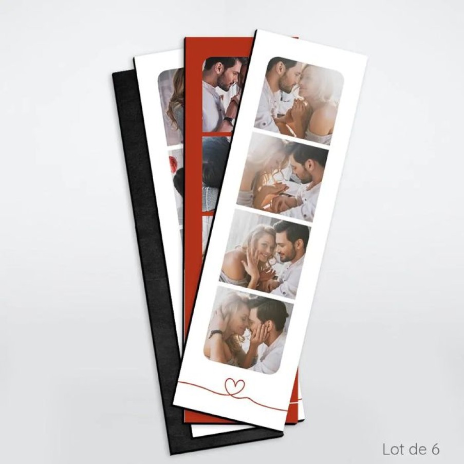 Hot Planet cards Cadeaux Personnalises Photo Cabine Coeur 14,7 X 4,4