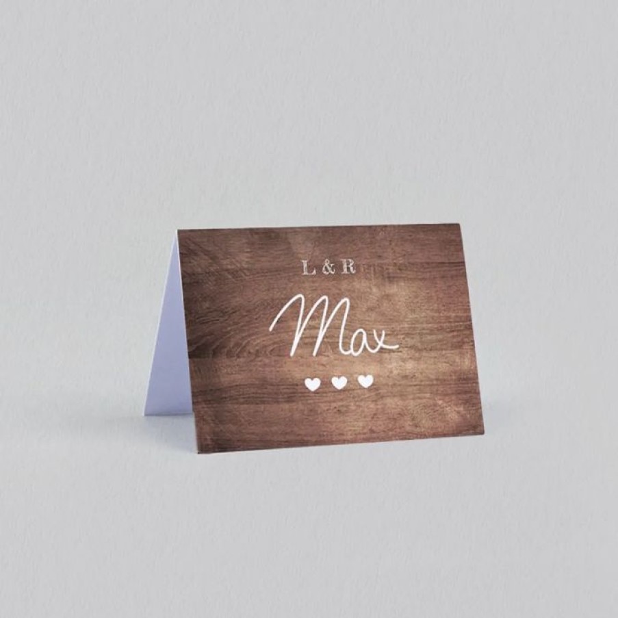 Best Planet cards Marque Place Mariage Proverbe Et Bois