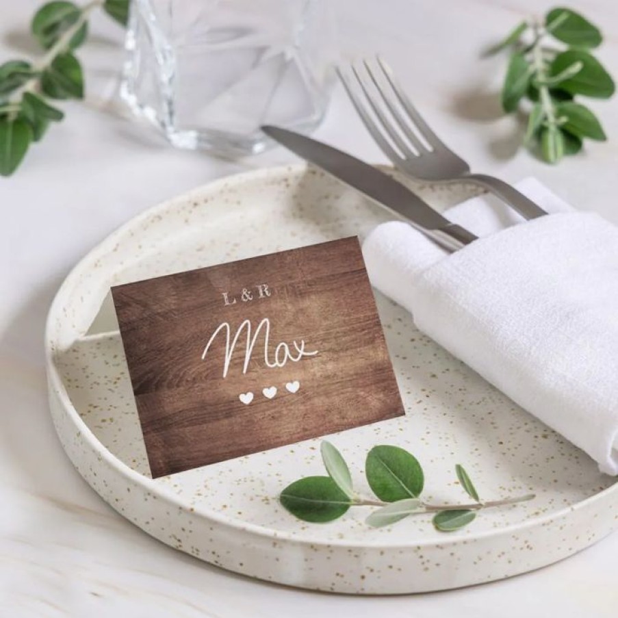 Best Planet cards Marque Place Mariage Proverbe Et Bois