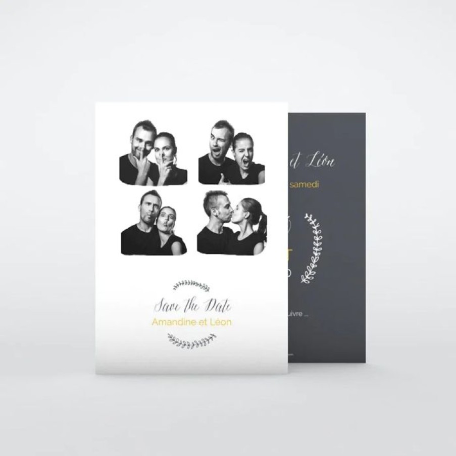 Clearance Planet cards Save The Date Photobooth Mariage