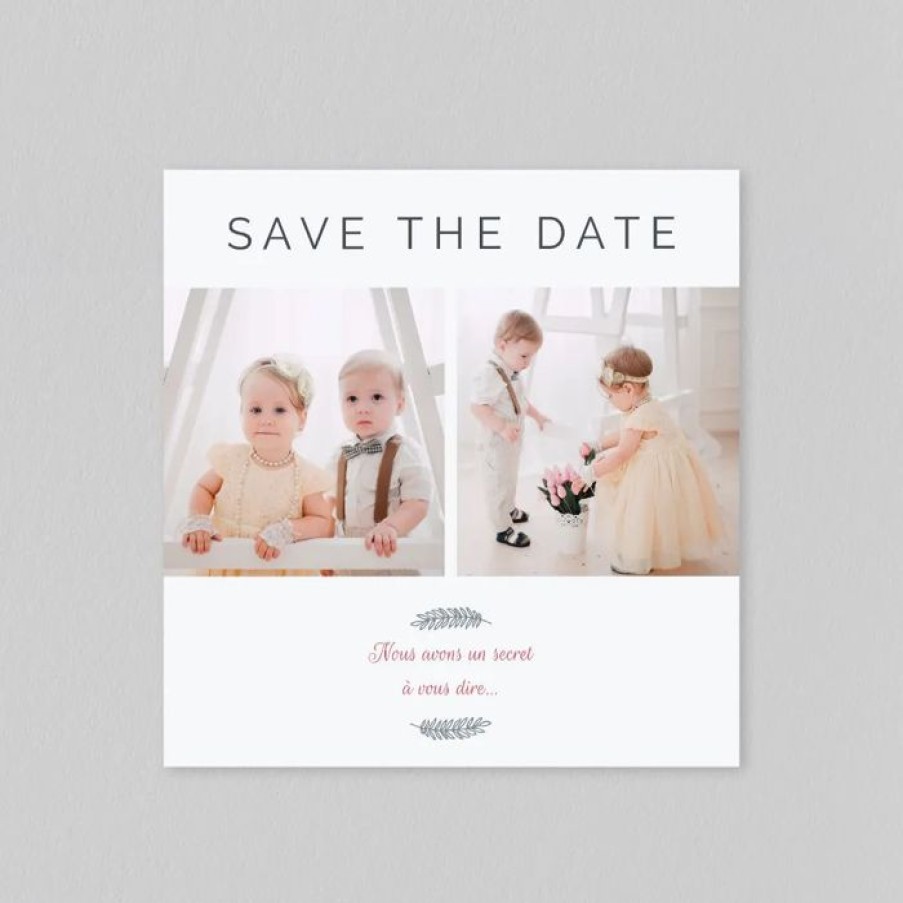 Wholesale Planet cards Save The Date Enfants Mariage