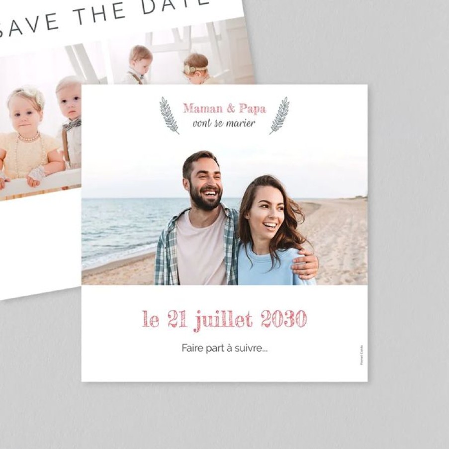 Wholesale Planet cards Save The Date Enfants Mariage