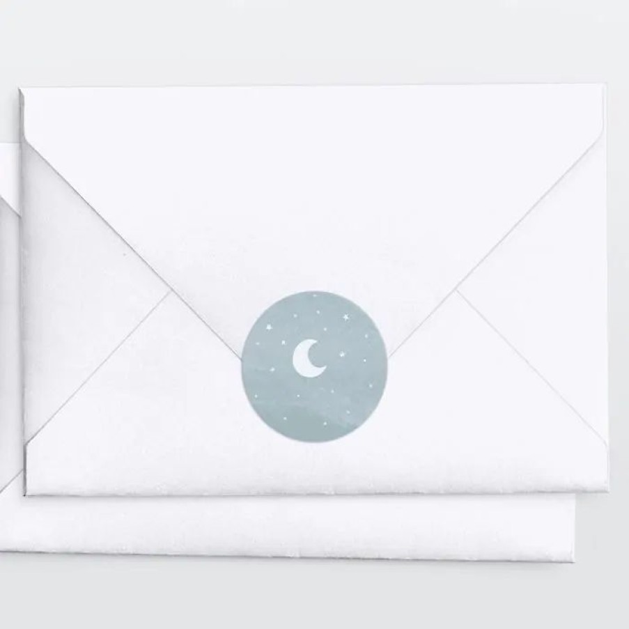 Clearance Planet cards Stickers Pour Enveloppes Naissance Douceur De Lune