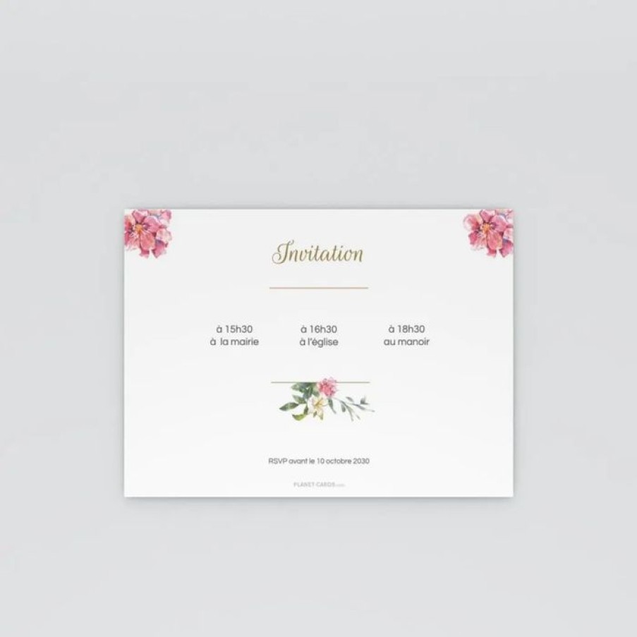 Best Planet cards Carte D'Invitation Mariage Belle Nature