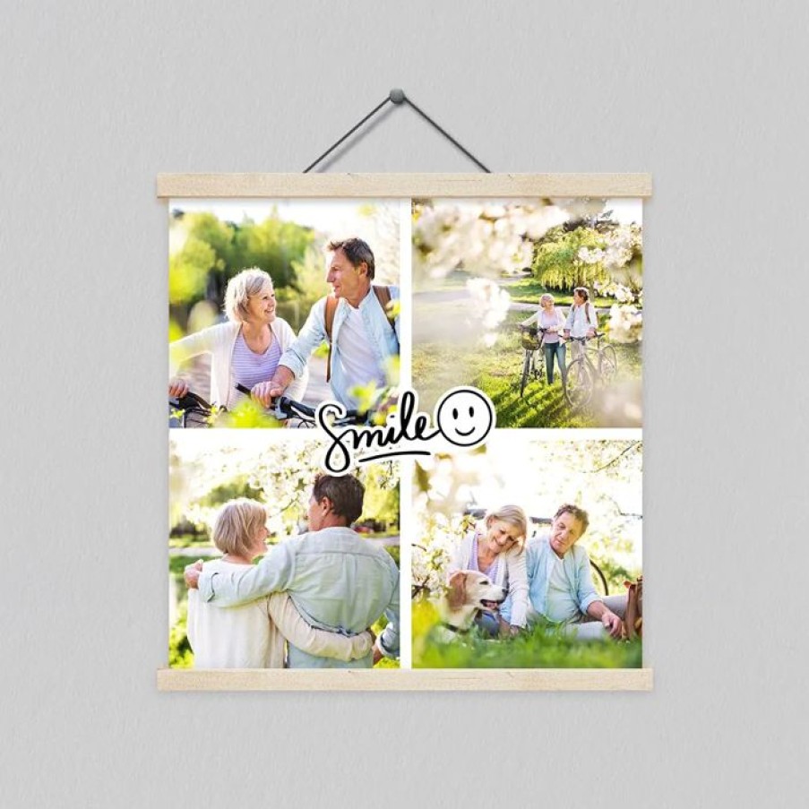 Online Planet cards Affiche Photo Smiley Multiphoto 40X40