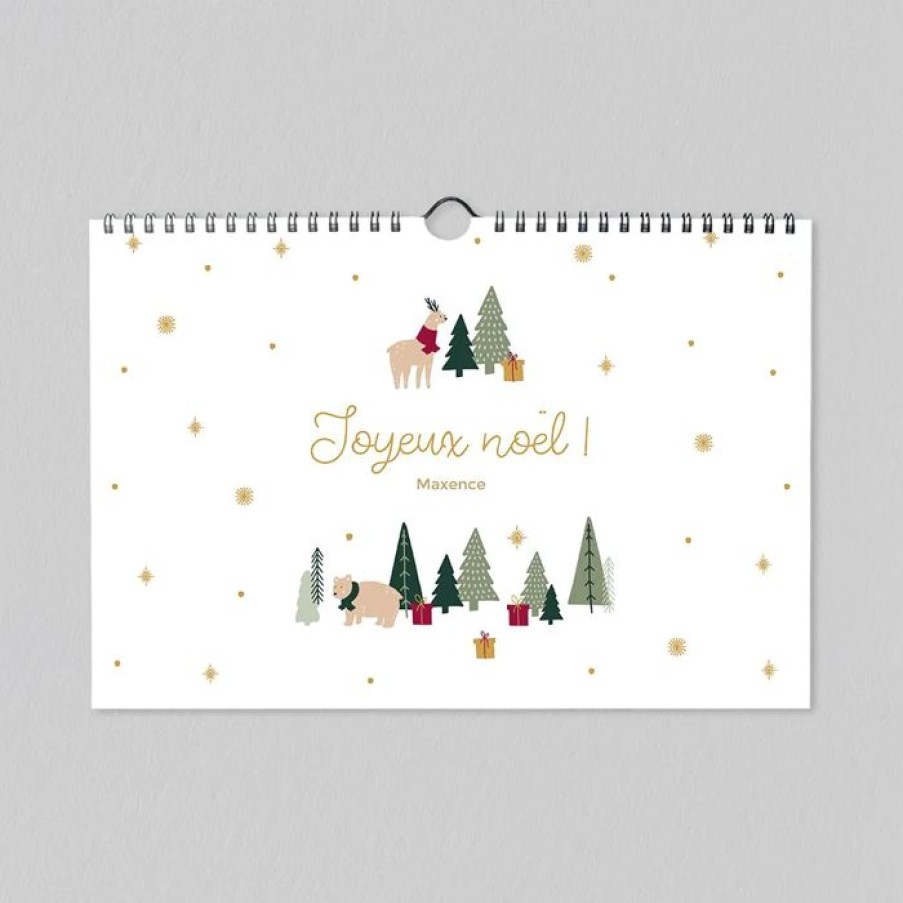 Clearance Planet cards Calendrier Professionnel Animaux De Noel