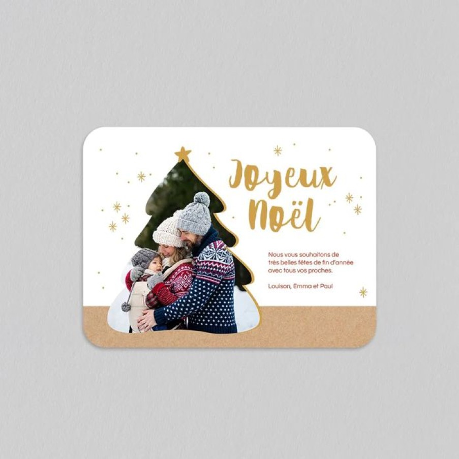 Clearance Planet cards Carte De Noel Sapin En Photo Magnetique