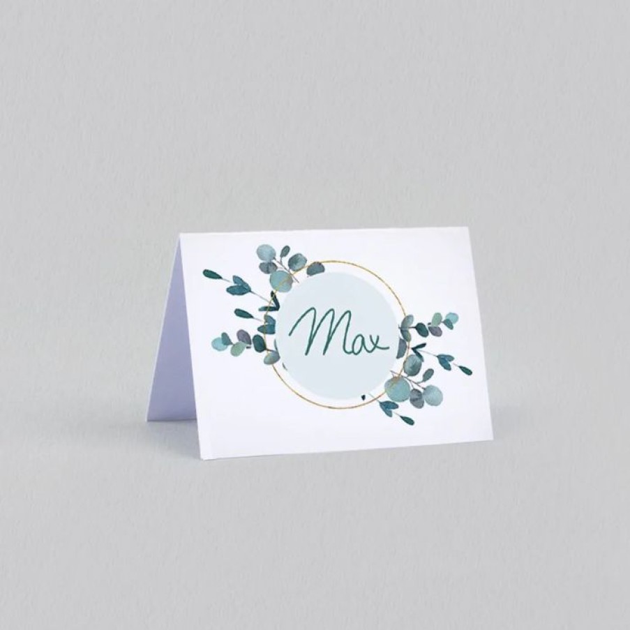 Online Planet cards Marque Place Mariage Amour Eucalyptus