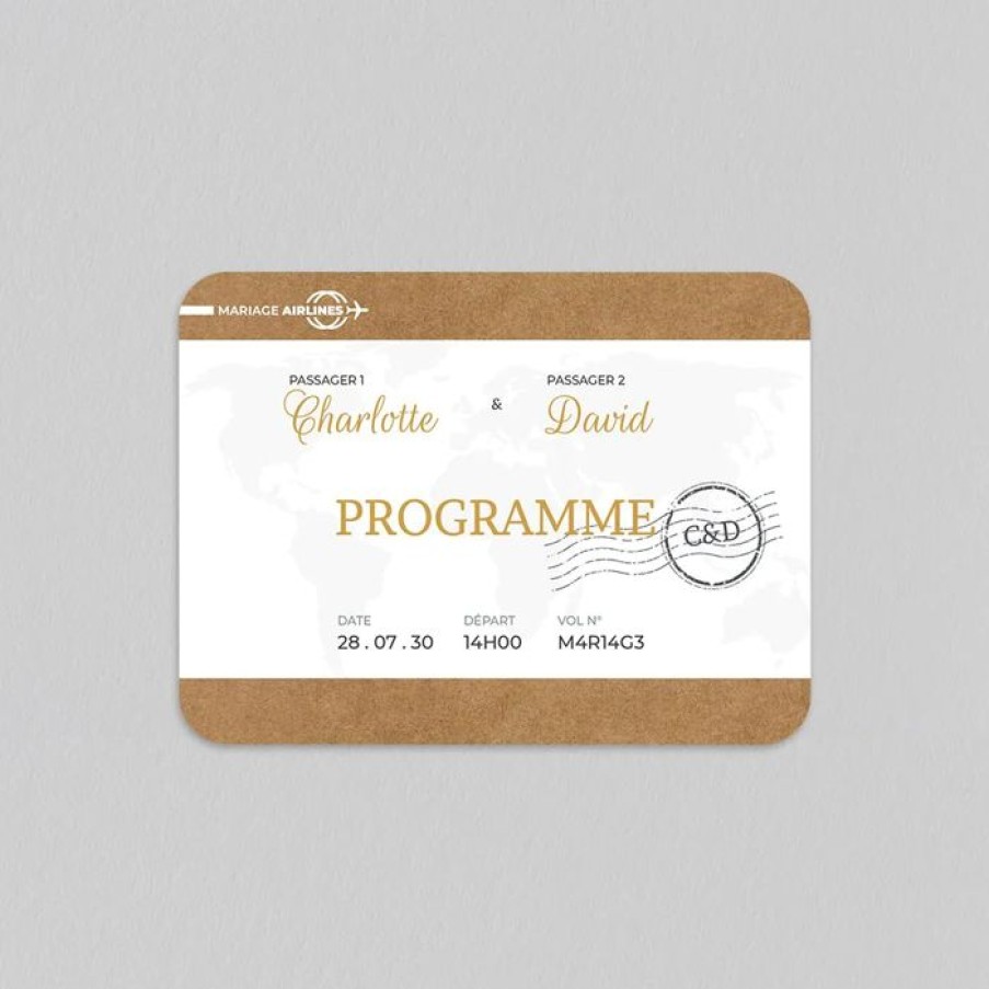 Best Planet cards Programme De Mariage Mariage Airlines