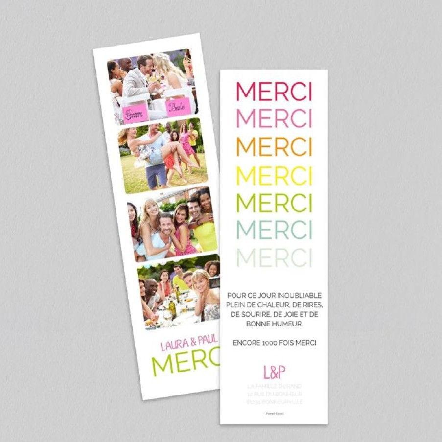 Best Planet cards Remerciement Mariage Photobooth