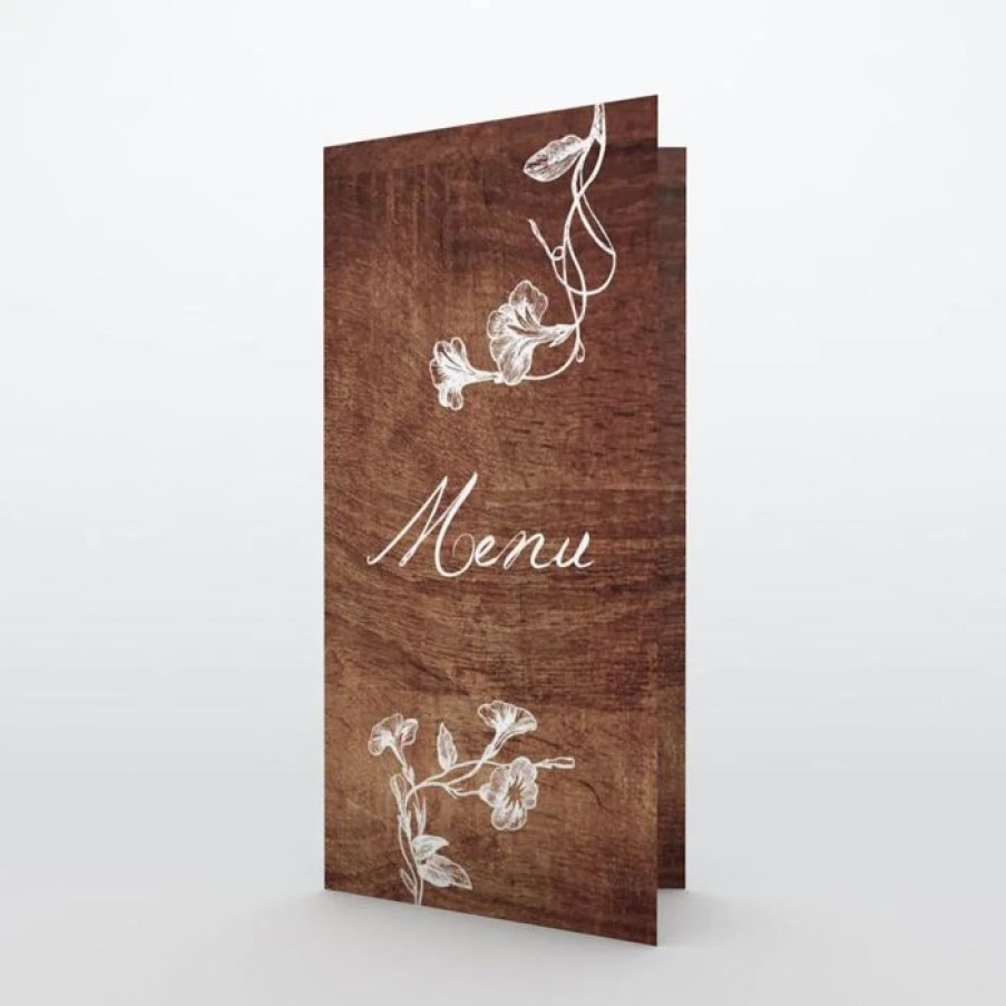 Wholesale Planet cards Menu De Mariage Gravures Et Bois