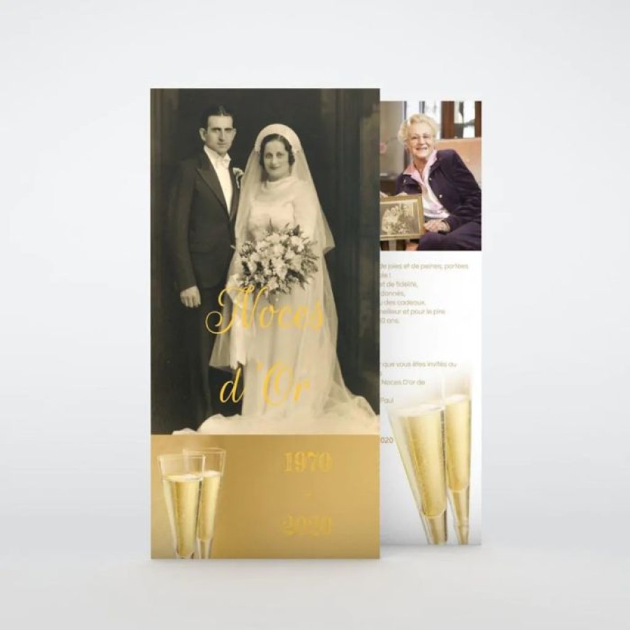 Hot Planet cards Carte Invitation Anniversaire De Mariage Flutes Et Photos