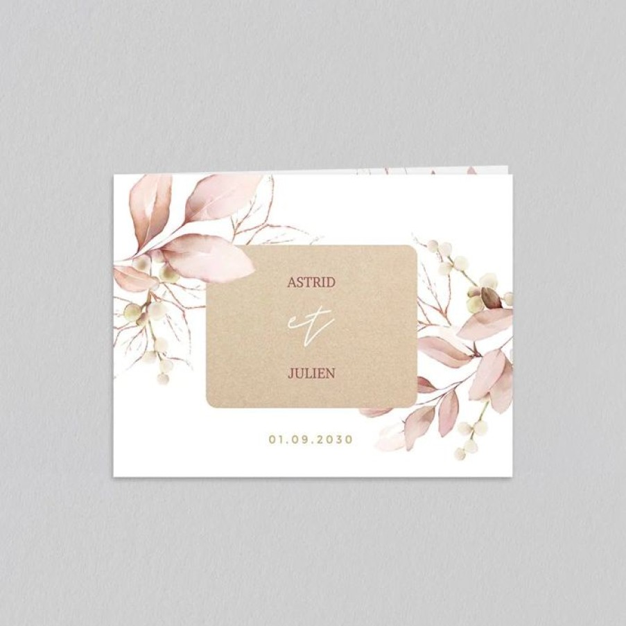 Clearance Planet cards Faire-Part Mariage Eucalyptus Romantique