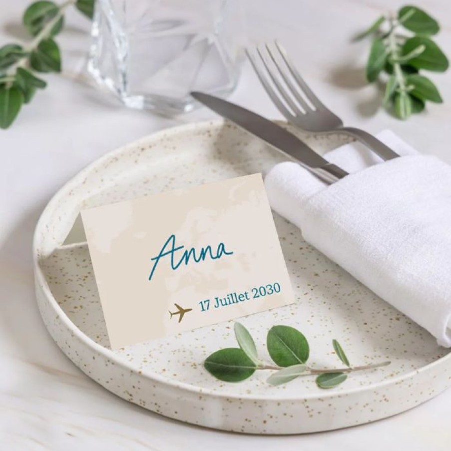 New Planet cards Marque Place Mariage Embarquement Imminent