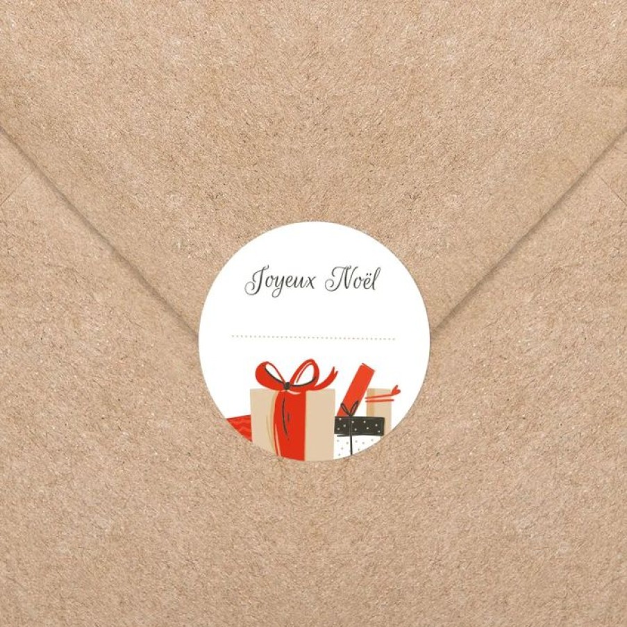 Wholesale Planet cards Stickers Pour Enveloppes Voeux Nos Cadeaux De Noel