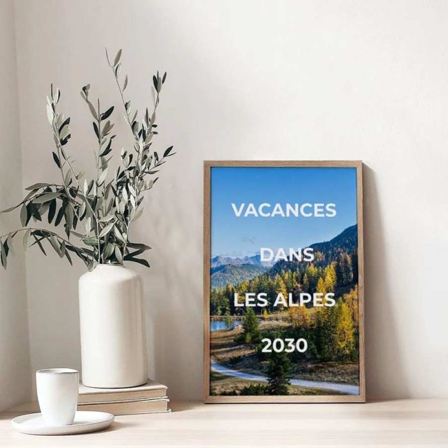 New Planet cards Affiche Photo Texte 20X30