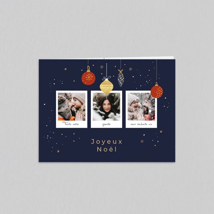 New Planet cards Carte De Voeux Boule De Noel Et Photos