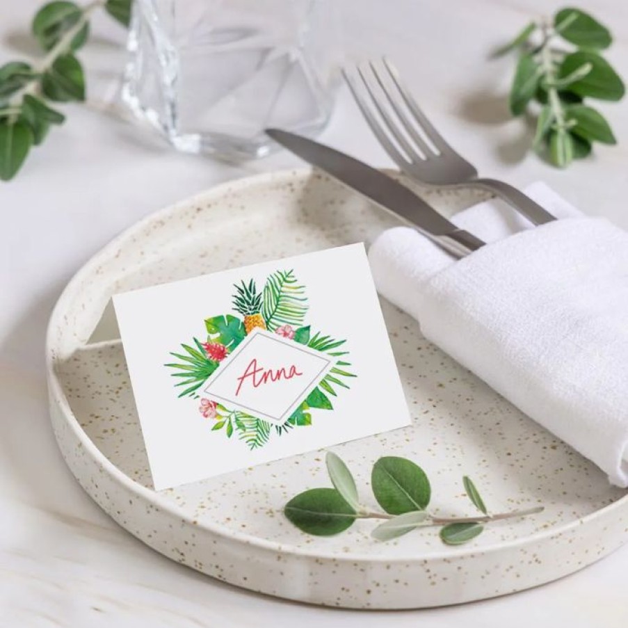 New Planet cards Marque Place Mariage Tropical Ananas