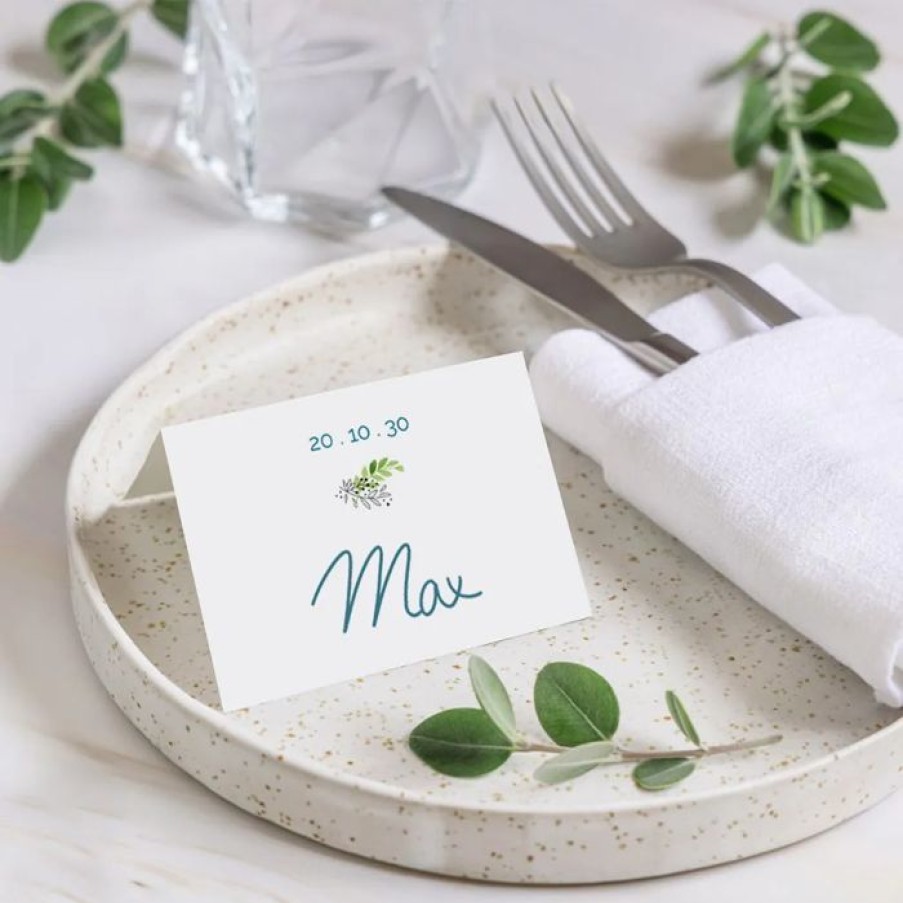 Clearance Planet cards Marque Place Mariage Oui Fleuri