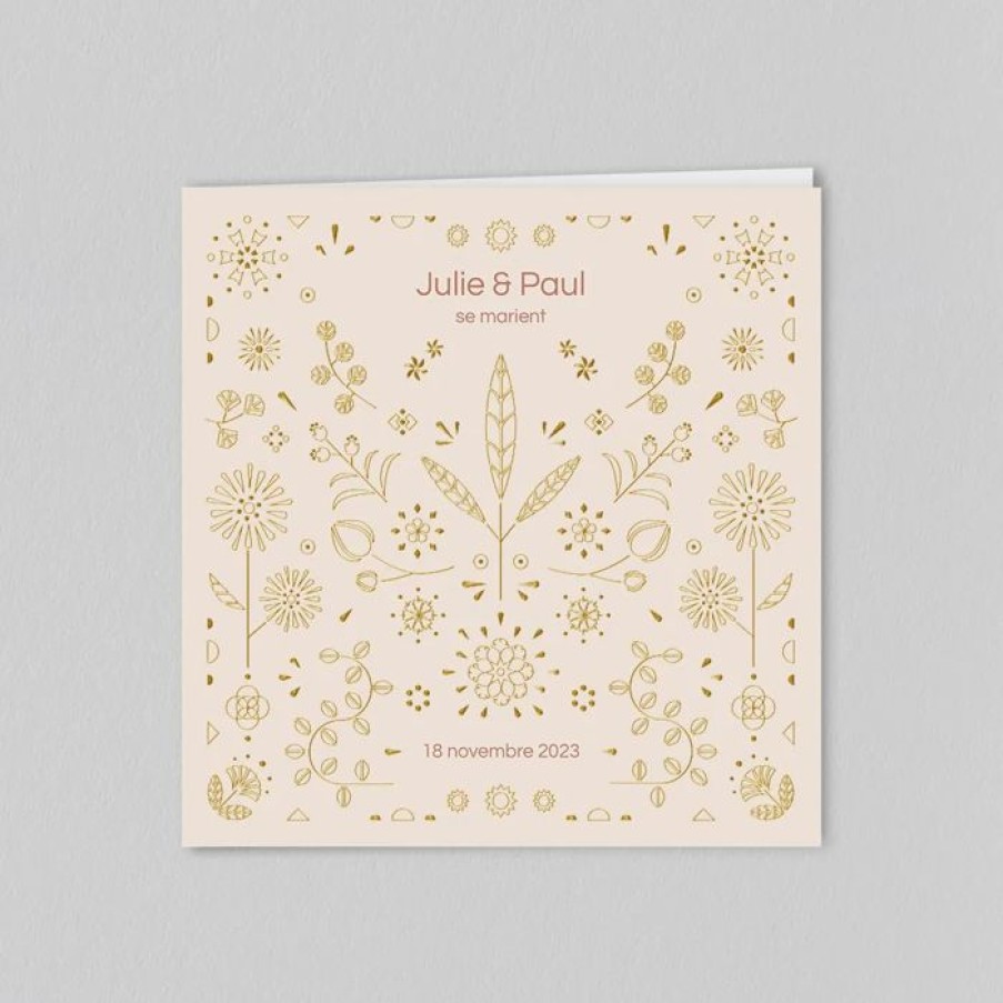 Wholesale Planet cards Faire-Part Mariage Lignes Geometriques