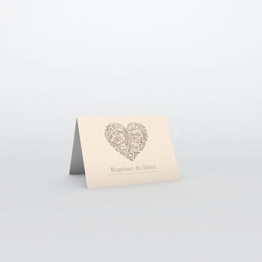 Wholesale Planet cards Marque Place Bapteme Coeur Original